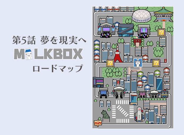 夢を現実へMILKBOXロードマップ